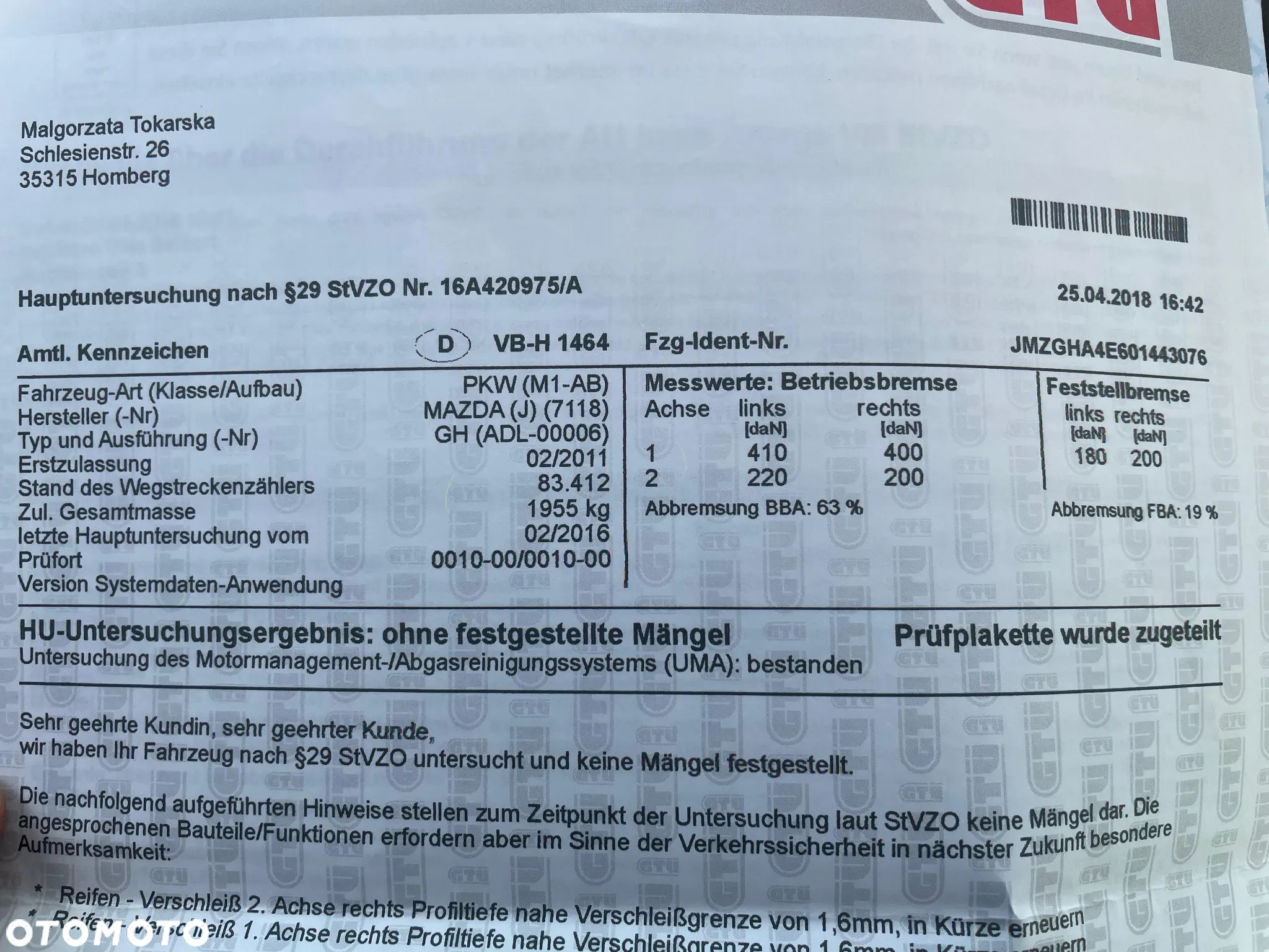 Mazda 6 Sport 2.0 MZR DISI Exclusive-Line - 28