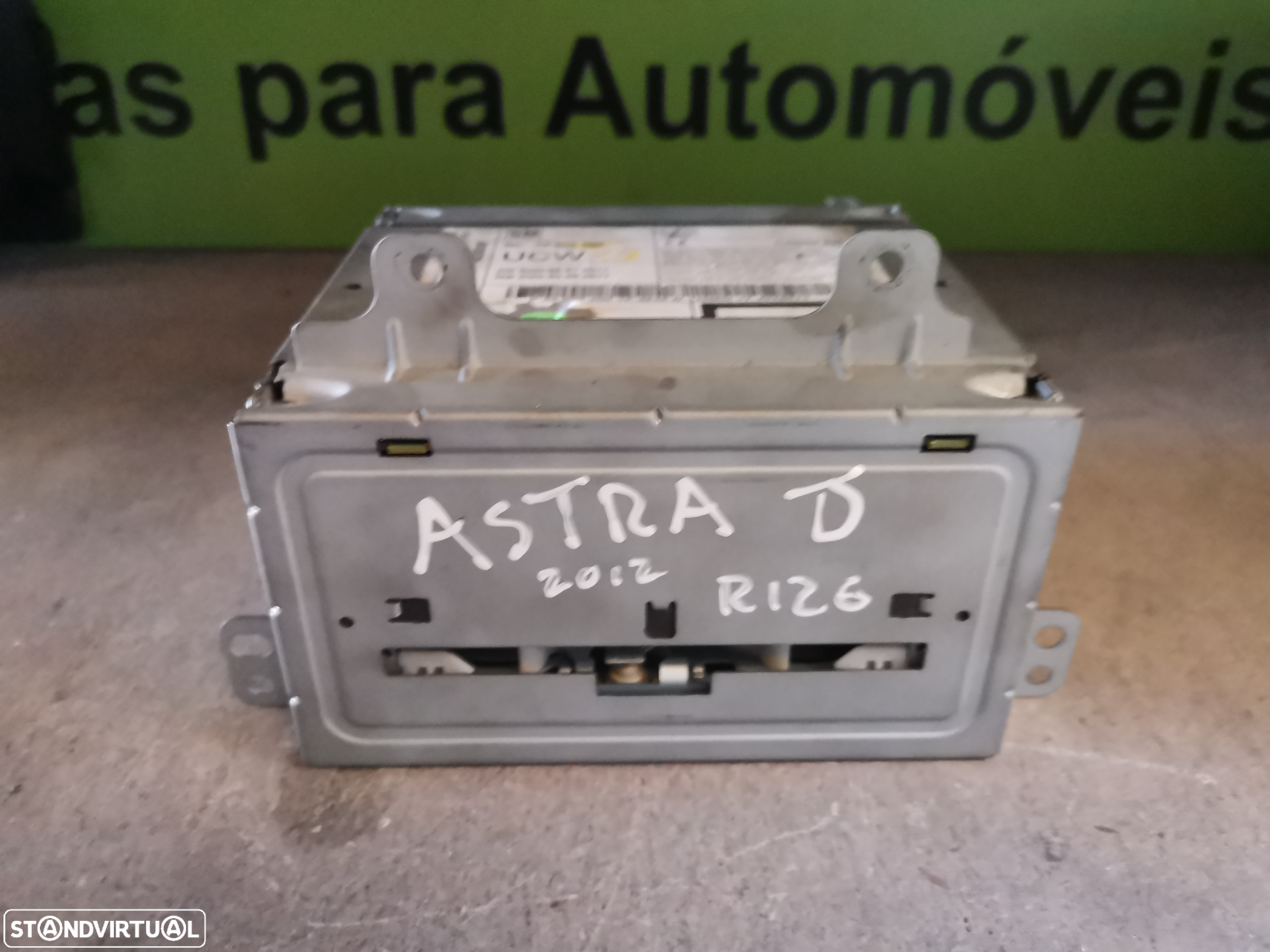 OPEL ASTRA J RÁDIO DISPLAY ECRÃ - D020 R126 - 5
