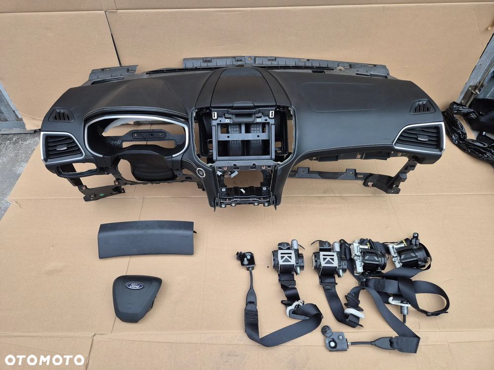 FORD EDGE MK2 VIGNALE KONSOLA PODUSZKI PASY ZESTAW KOMPLET ORYGINALNY IDEALNY - 1