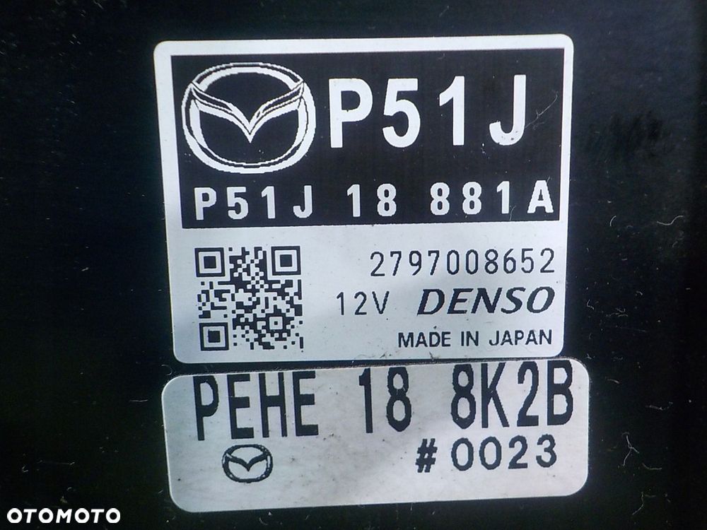 MAZDA 3 BM III 2.0 B 15r HB 5D sterownik komputer silnika P51J18881A - 6