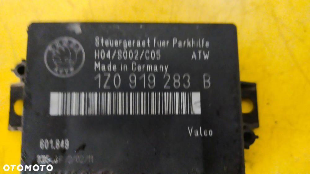 MODUŁ STEROWNIK PARKOWANIA PDC SKODA OCTAVIA II 1Z0919283B - 2