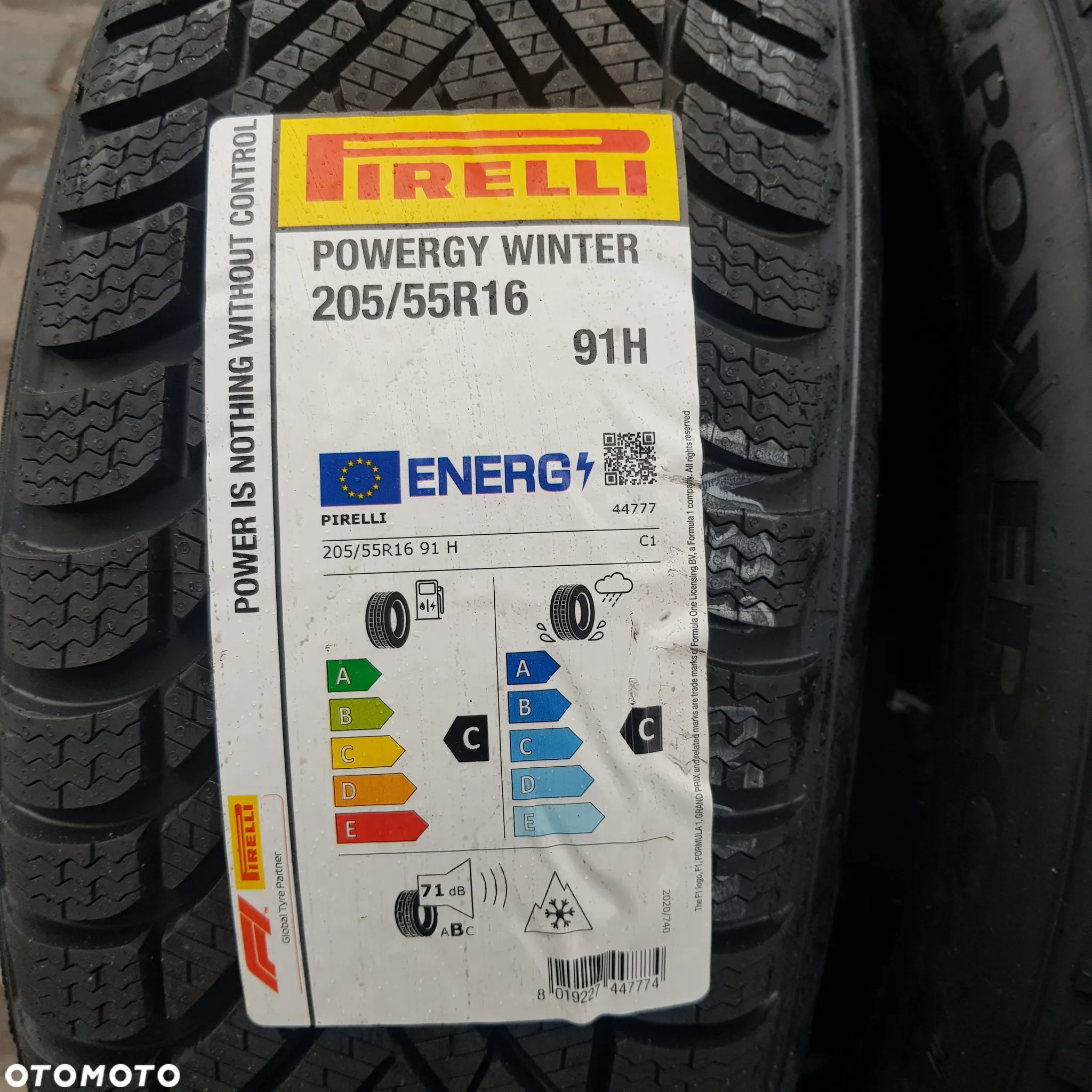 4x 205/55R16 Pirelli Powergy Winter Komplet opon zimowych - 2