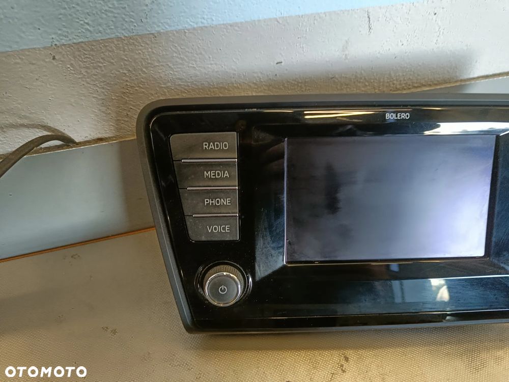 Radio Ekran Skoda Octavia 3 III Czytnik Multimediów Wyświetlacz 5E0035842 5E0919605B - 2