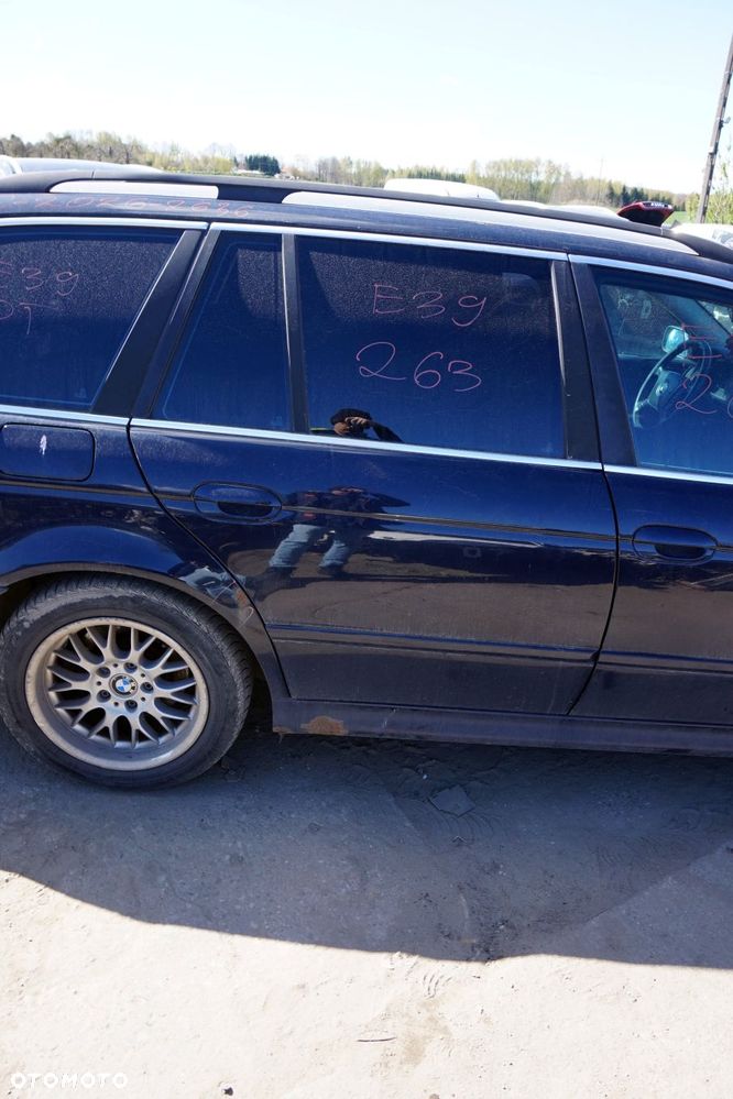 DRZWI TYLNE PRAWE 5 E39 KOMBI 263  GRANATOWY BMW 1995-2000 - 1