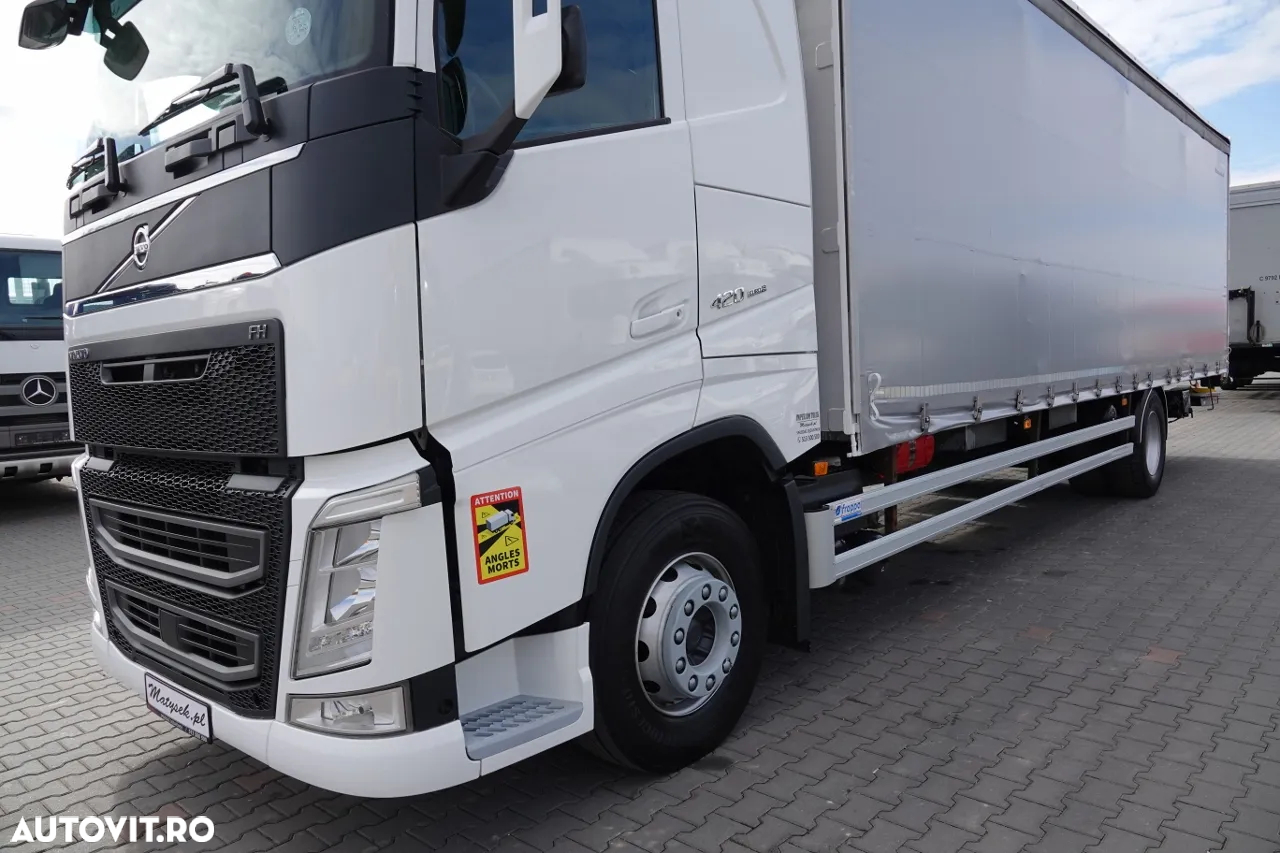 Volvo FH 420 / 4x2 / SOLÓWKA / PERDEA 9,10 M / AER CONDIȚIONAT PARCARE / LIFT DHOLLANDIA 2000KG / CONTRACTUL DE SERVICE POSTĂ - 6