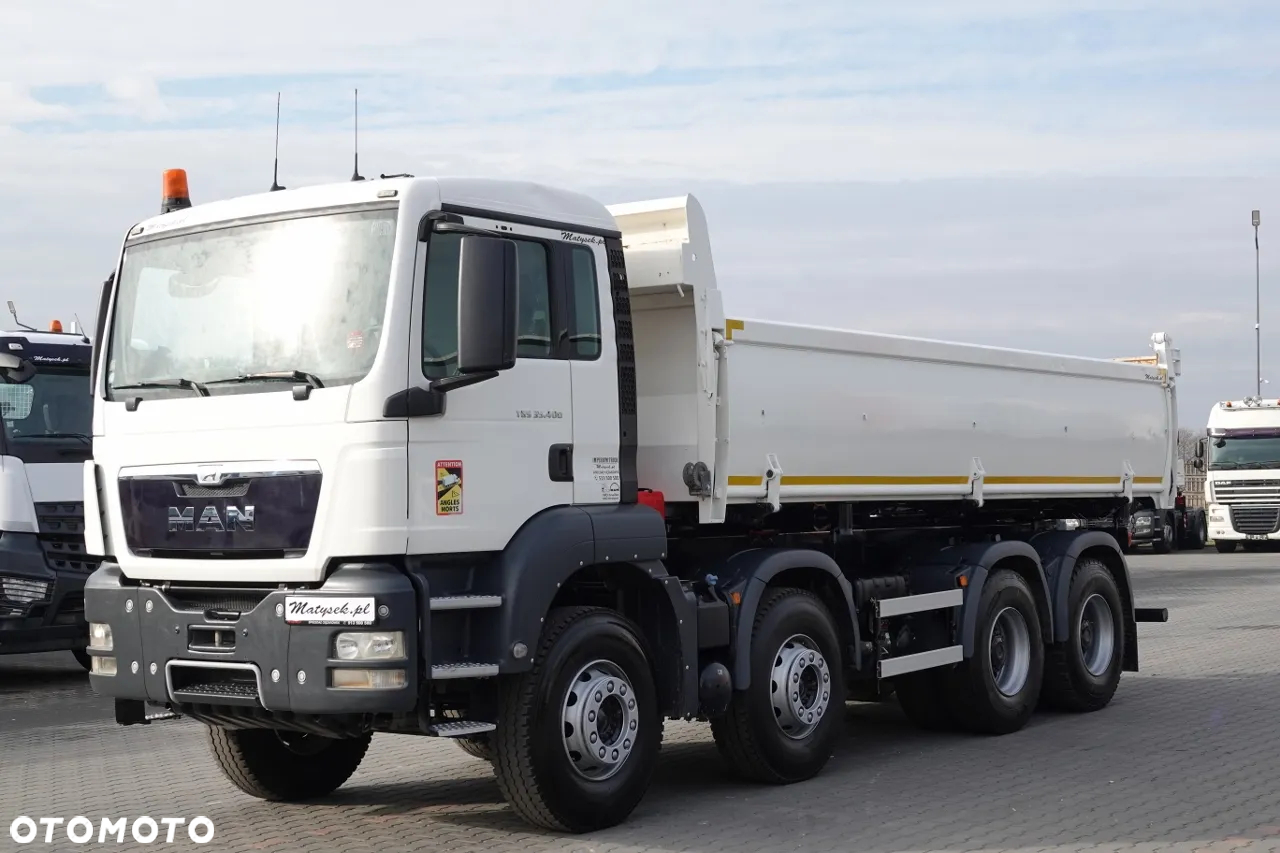MAN TGS 35.400 / 8x4 / WYWROTKA / HYDROBURTA / BORDMATIK / EURO 5 EEV - 9