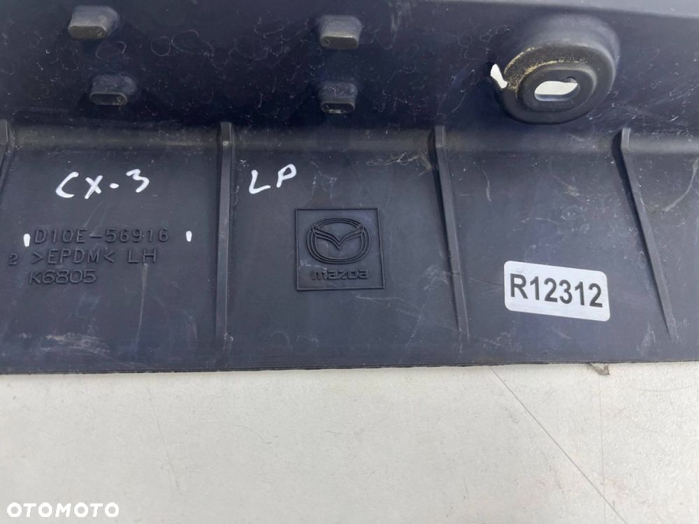 Osłona błotnika Mazda CX-3 CX3 14-21r. lewa przednia górna guma d10e-56916 - 5
