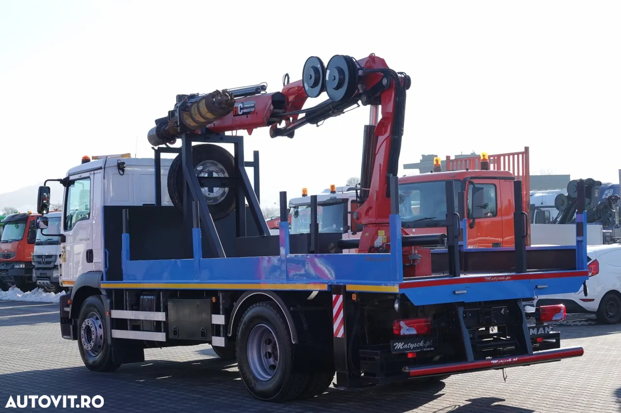 MAN TGM 15 .290 / HDS HC 190 + FORATOR 2 mb / FORMAT / RADIO CONTROL / EURO 6 / MANUAL / 2019 - 2
