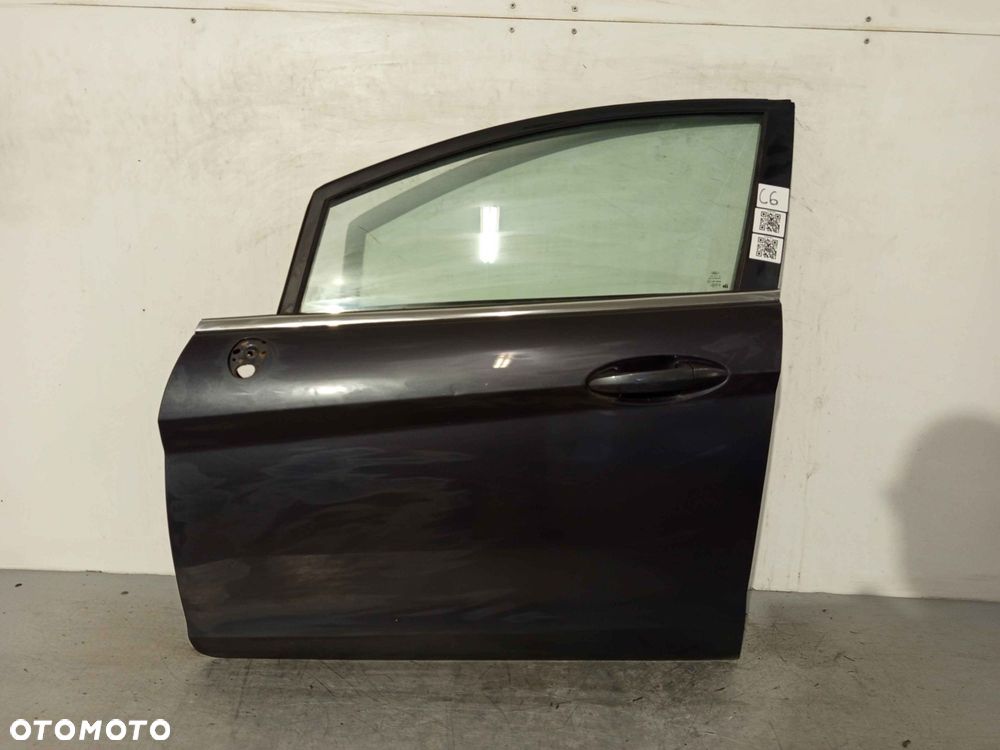 + DRZWI PRZÓD PRZEDNIE LEWE DO FORD FIESTA MK7 VII 7 MAGNETIC GREY OE SZARE GRAFITOWE 5D 5 DRZWI HB - 1