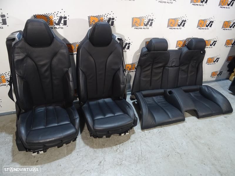 Bancos BMW Serie 6 Coupe F13 Pack M em Pele com Quartelas - 2