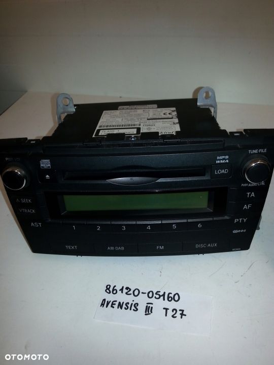 ODTWARZACZ RADIO CD TOYOTA AVENSIS III T27 - 6