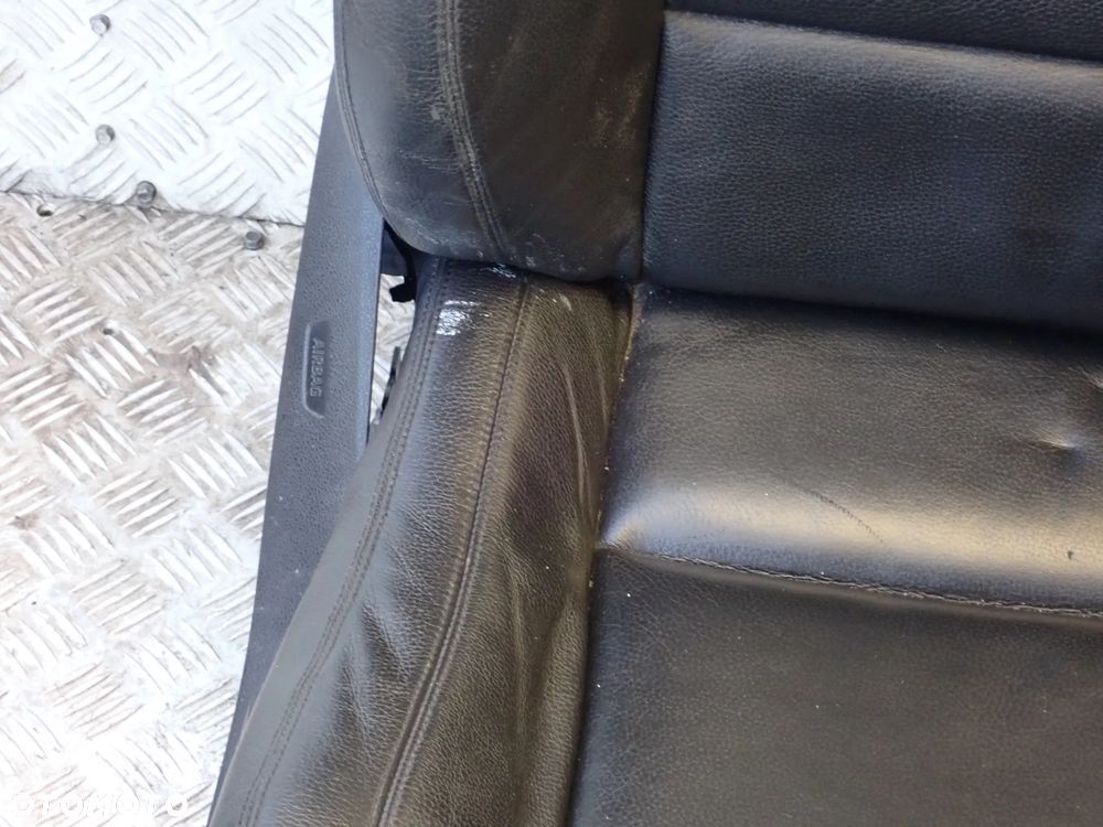 BMW F10  FOTEL PRZEDNI PRAWY / LEWY ORAZ KANAPA TYLNIA SKÓRA KOMPLET - 11