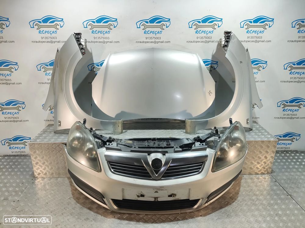 FRENTE COMPLETA OPEL ZAFIRA B A05 CAPOT PARACHOQUES GUARDA-LAMAS OTICAS RADIADOR VENTILADOR FRENTE FIBRA REFORÇO - 22