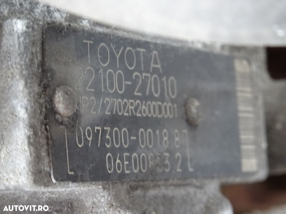Pompa de inalta presiune Toyota Corolla Verso 2.0 D4D 66KW 90 CP din 2005 - 2