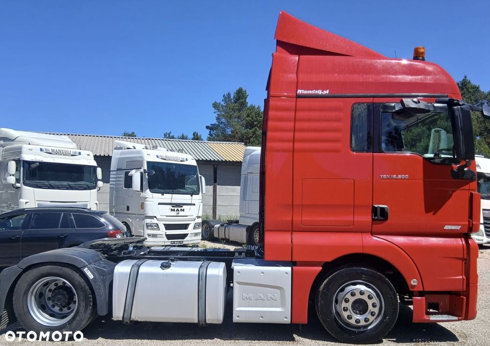 MAN TGX 18.500 XLX AUTOMAT SPOJLERY KLIMA WEBASTO OPONY:90% 698000km 2xALUTANK ACC SKÓRA NAVI EURO 6 2018 ŁADNY - 5