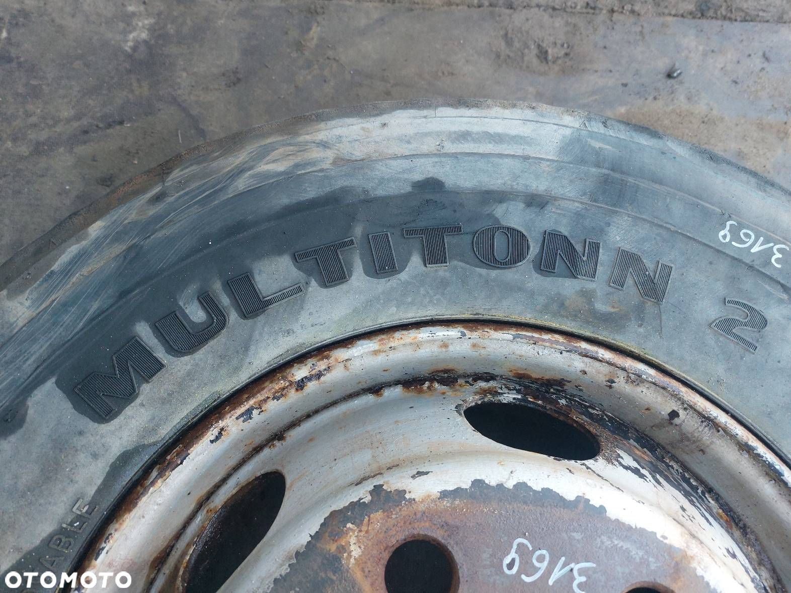 KOŁO OPONA + FELGA ISUZU NQR70LL 235/75 r17.5 17.5x6.00 - 6