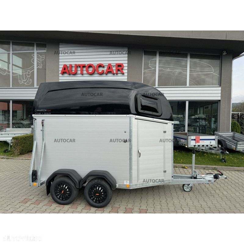 Autocar Remorca transport cai  Champion Esprit C cu camera pentru depozitare sa - 1