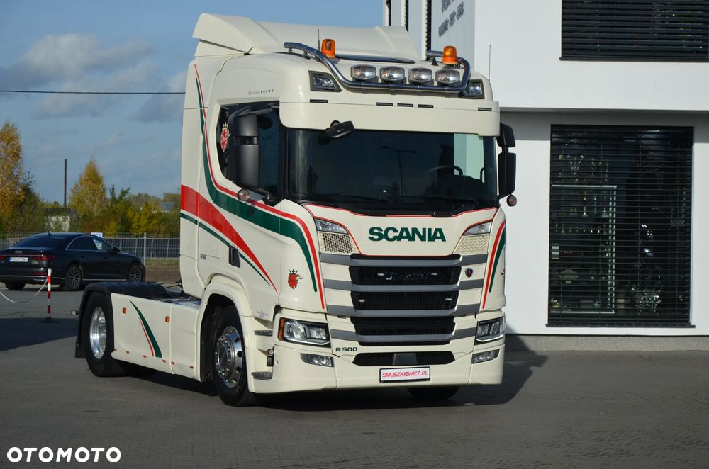 Scania R 500 / 4 PODUSZKI / ALUSY / ACC / LED / AIRBAG / NAVI / WAGA / DE 1708 - 3