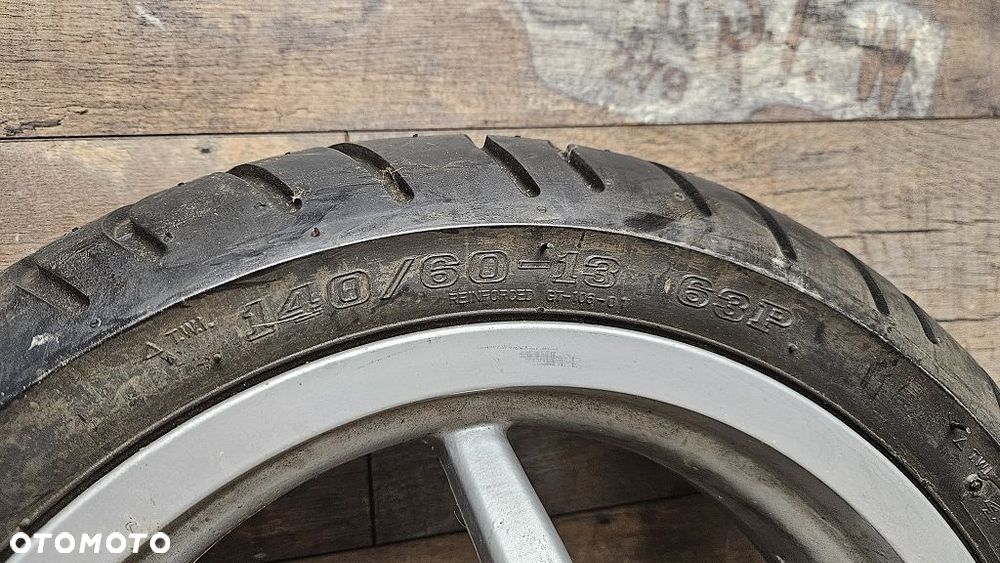 Felga Koło tył Piaggio NRG 13x3.50 + opona 140/60-13 - 5