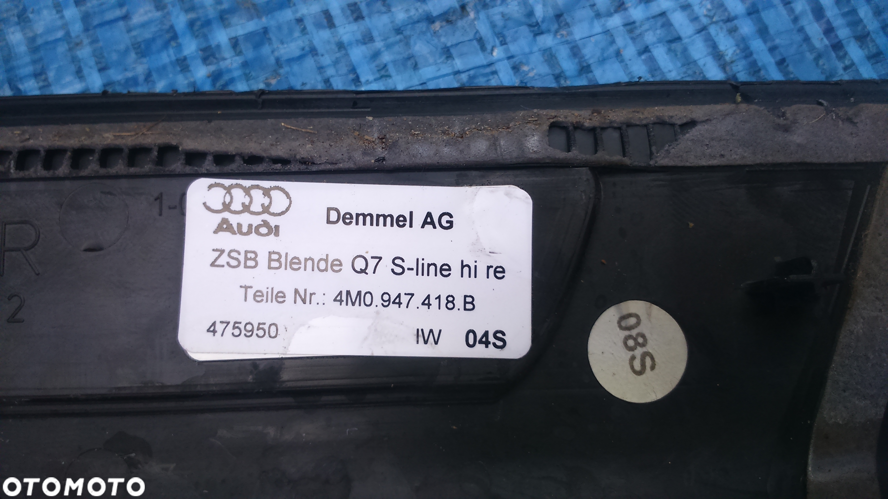 Audi Q7 4M Listwa Progowa Nakładka Na Próg Przód Tył Prawa Lewa - 6
