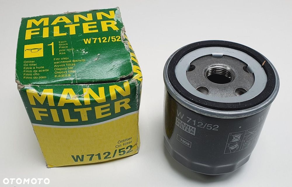FILTR OLEJOWY OLEJU MANN FILTER W712/52 - 1