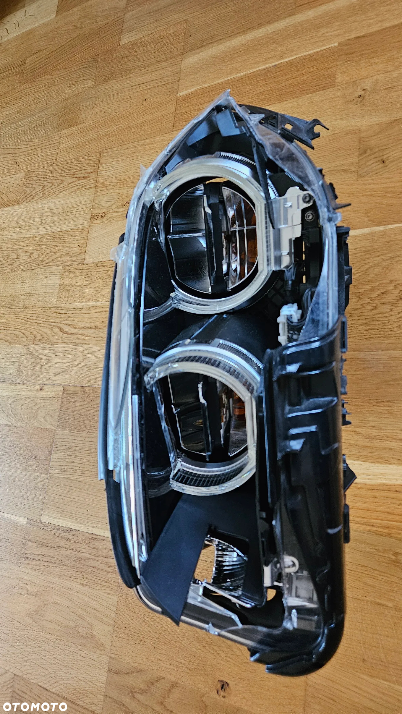 Reflektor lewy przód BMW F10 LCI Adaptive LED wersja USA uszkodzony - 5