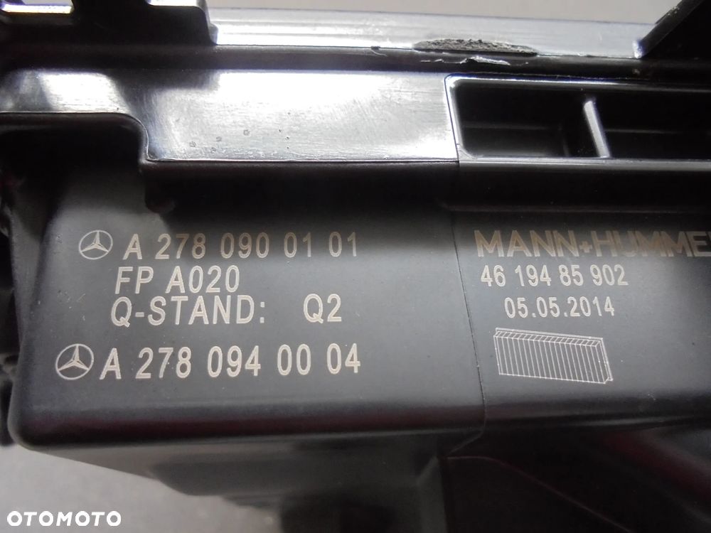 MERCEDES ML GL GLS 4,7 V8 BENZYNA OBUDOWA FILTRA POWIETRZA 278 - 3