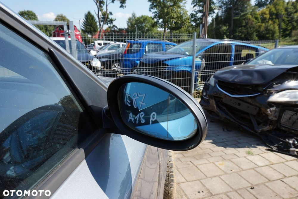 LUSTERKO ELEKTRYCZNE PRAWE 1 E87 LIFT A18 QUARZBLAU BMW 2007-2011 - 3