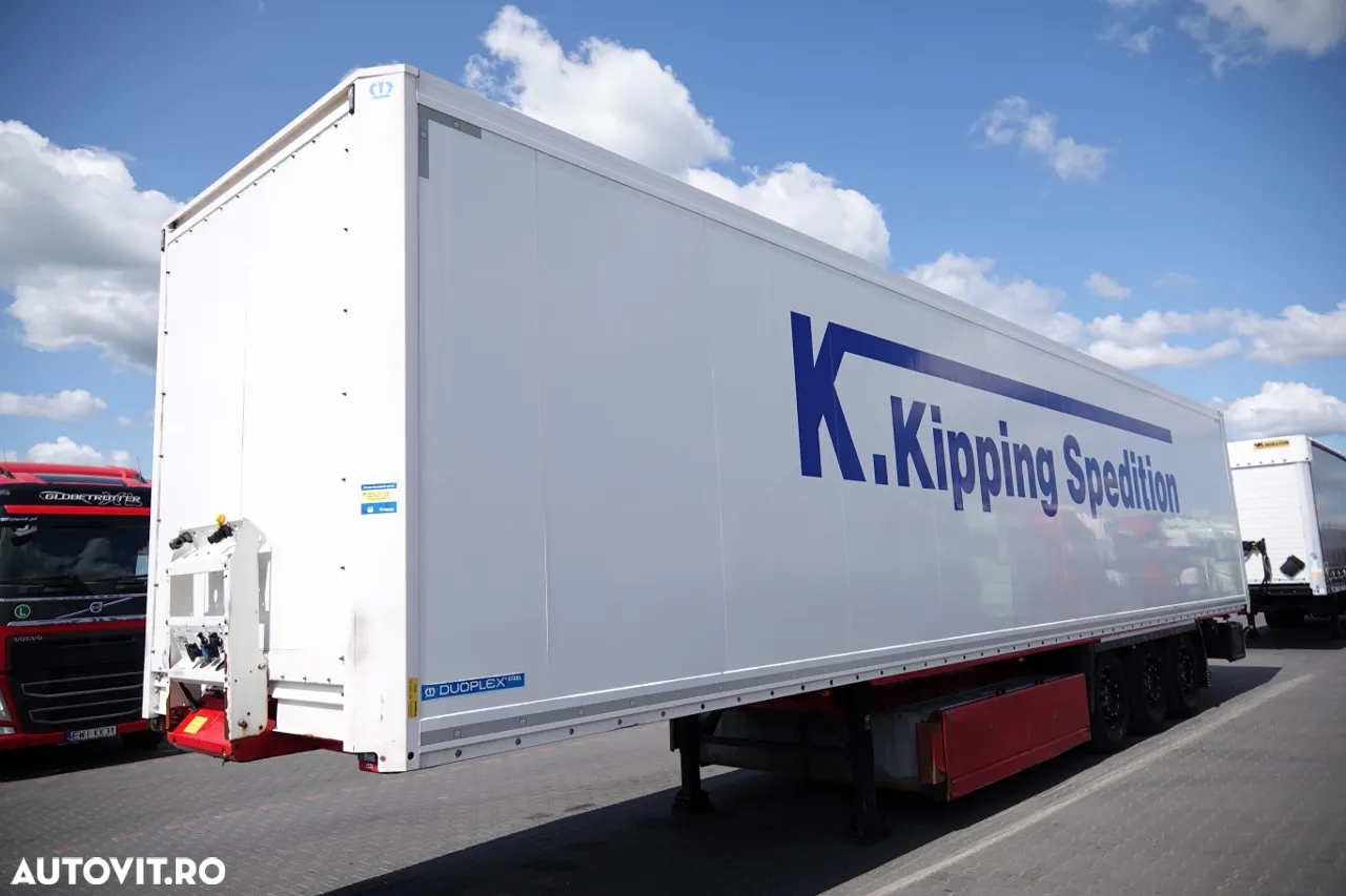 Krone CONTAINER / KOFFER / DOPPELSTOCK / COȘ PENTRU PALEȚI / AXĂ RIDICATĂ / IMPORTAT DIN GERMANIA - 4