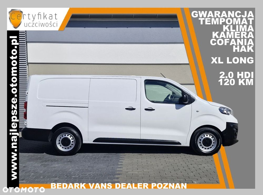 Citroën Jumpy, XL LONG, kamera cofania, hak, tempomat, klima - 1