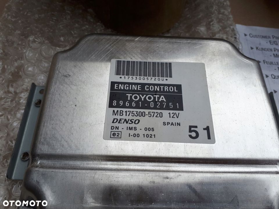 Corolla E12 02-07 Sterownik Silnika Nowy Oryginał - 4
