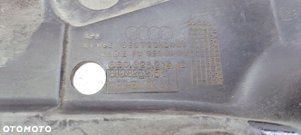 OSŁONA PODWOZIA LEWY TYŁ AUDI A4 B7 8H0825215C - 2