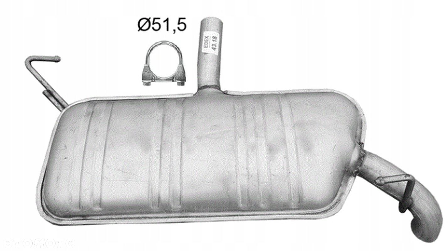 Tłumik Końcowy Jeep Patriot 2.0/2.4 Nowy Gwarancja - 1