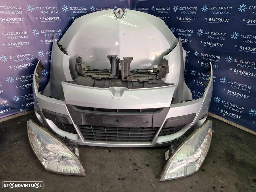 Frente completa usada RENAULT MEGANE III 3 1.5 DCI capot parachoques oticas radiadores guardalamas - 2