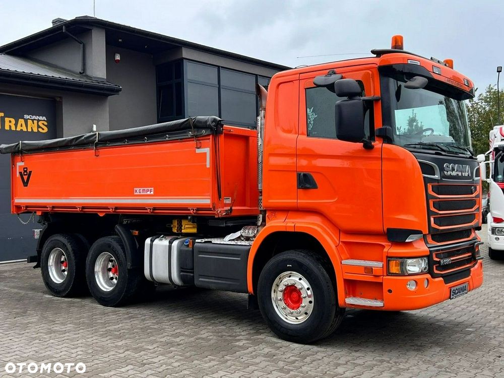 Scania r580 z Niemiec wywrot, wywrotka trój stronna, s3 kontrakt serwisowy scania kempf v8 idealny stan - 4