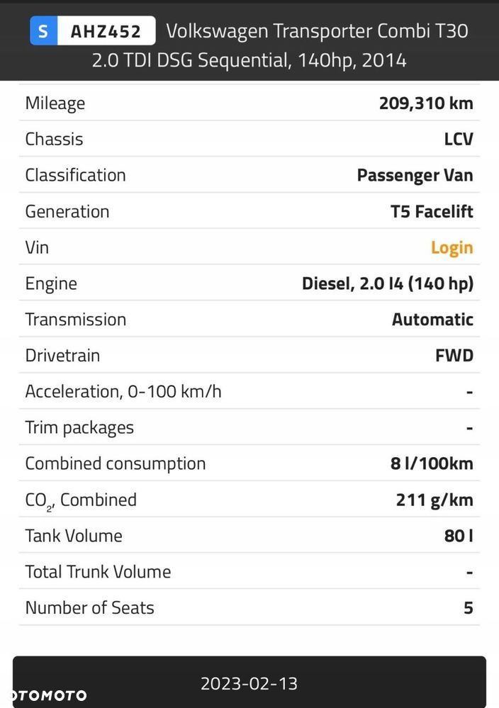 SILNIK VW Transporter T5 2.0 TDI 140KM udokumentowane 209tyś CCH CCHA - 3