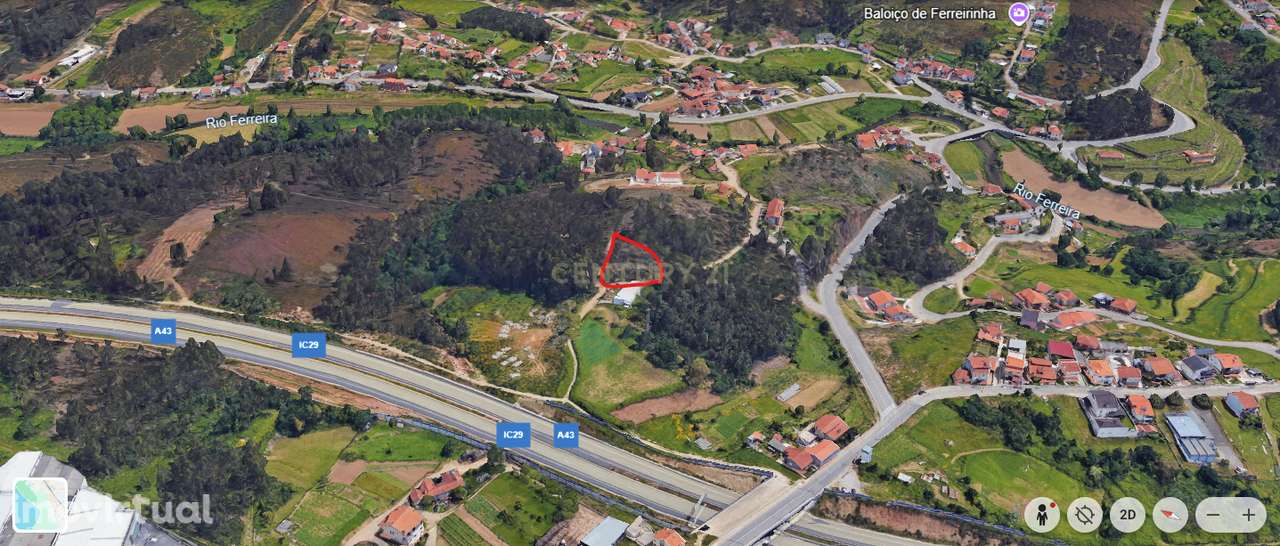 Terreno Rústico 1395 m2 na Foz do Sousa!!! - Grande imagem: 2/23