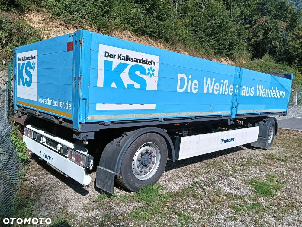 Krone Przyczepa dwuosiowa dwu osiowa burtowa burtówka rolnicza