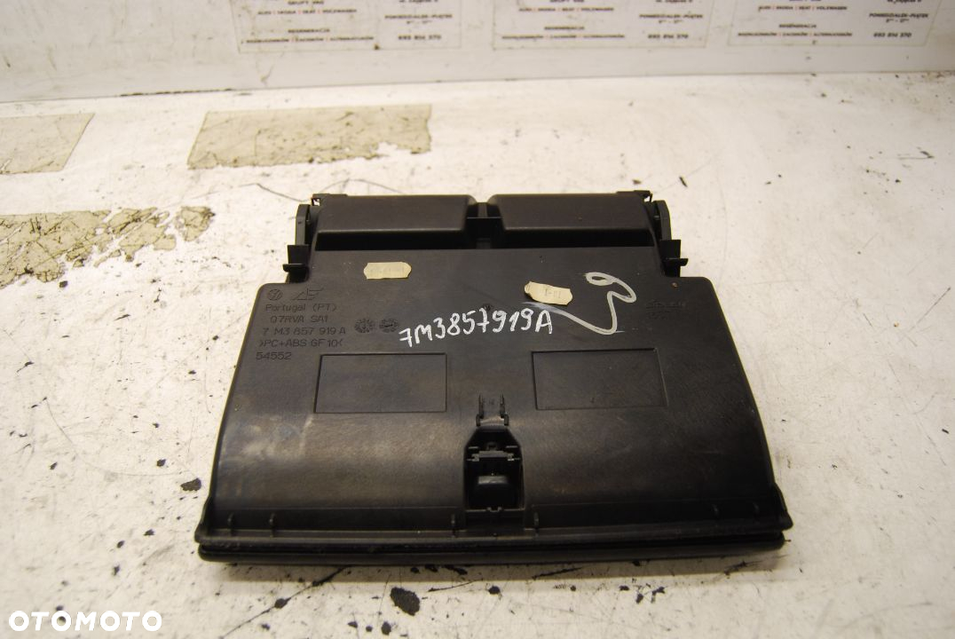 SCHOWEK DESKI ŚRODKOWY GÓRNY 7M3857919A VW SHARAN MK I LIFT 1.9 TDI SEAT ALHAMBRA 7M3857919E 7M3857919G 7M3857919B - 5
