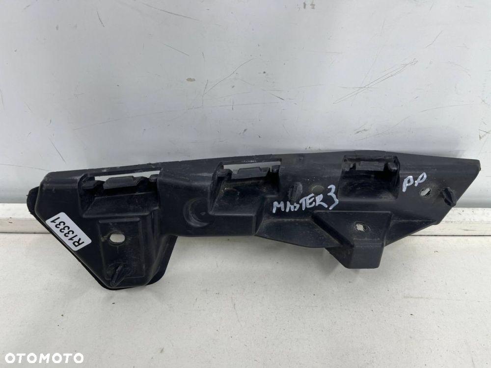 Ślizg Renault Master 3 III Movano B 10-19r. prawe przednie mocowanie zderzaka wspornik 960160002r - 2