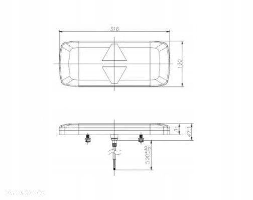 lampa tylna led neon dynamiczny kierunek tir bus - 6