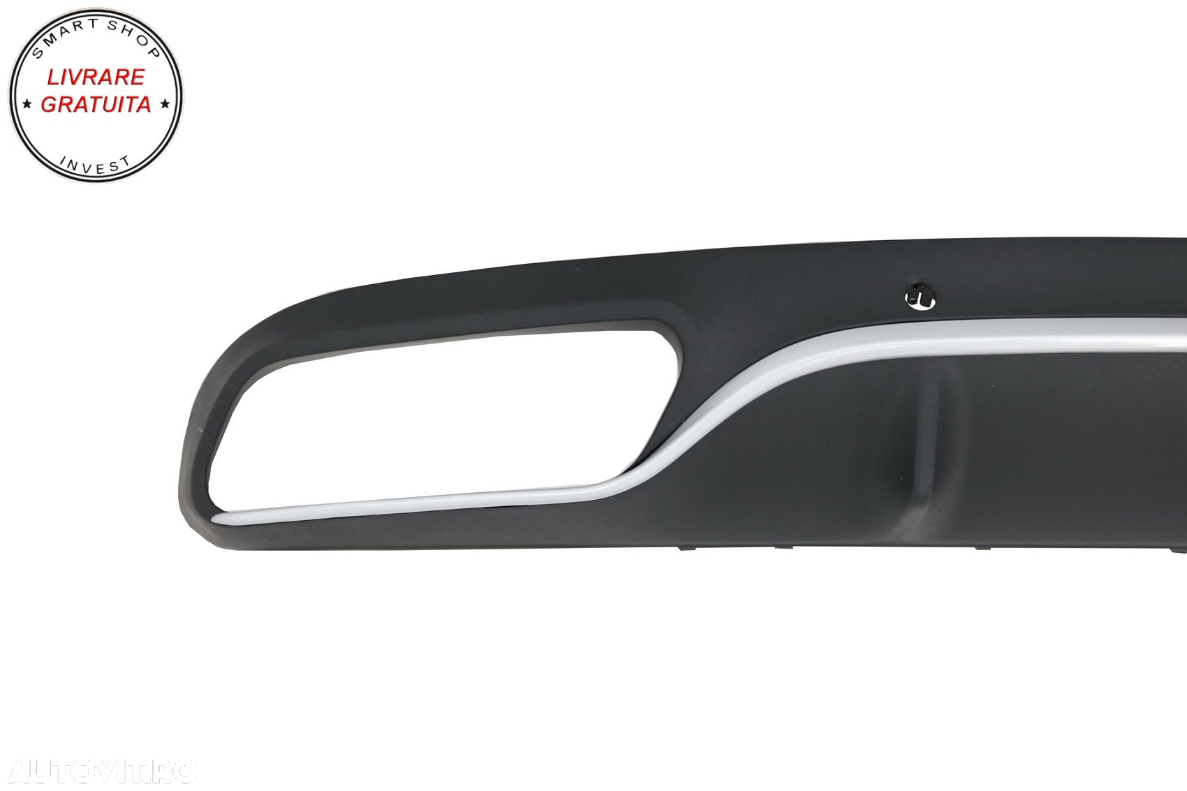 Difuzor Bara Spate Mercedes C-Class C205 A205 Coupe Cabriolet (2014-2019) C63 Desi- livrare gratuita - 4