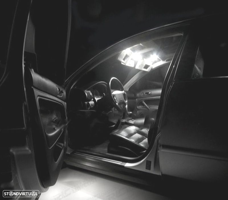 KIT COMPLETO DE 17 LAMPADAS LED INTERIOR PARA VOLKSWAGEN VW PASSAT B5 SEDAN 97-05 - 5