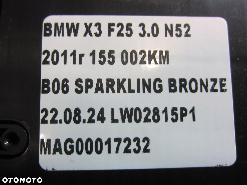 BMW X3 F25 X4 F26 MODUŁ STEROWNIK GATEWAY 9232164 61359312917 61359232164 - 7