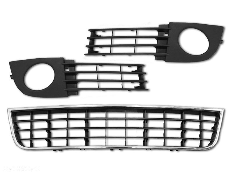 KRATKA ATRAPA GRILL KPL AUDI A6 C5 4B0 LIFT 2001- - 1