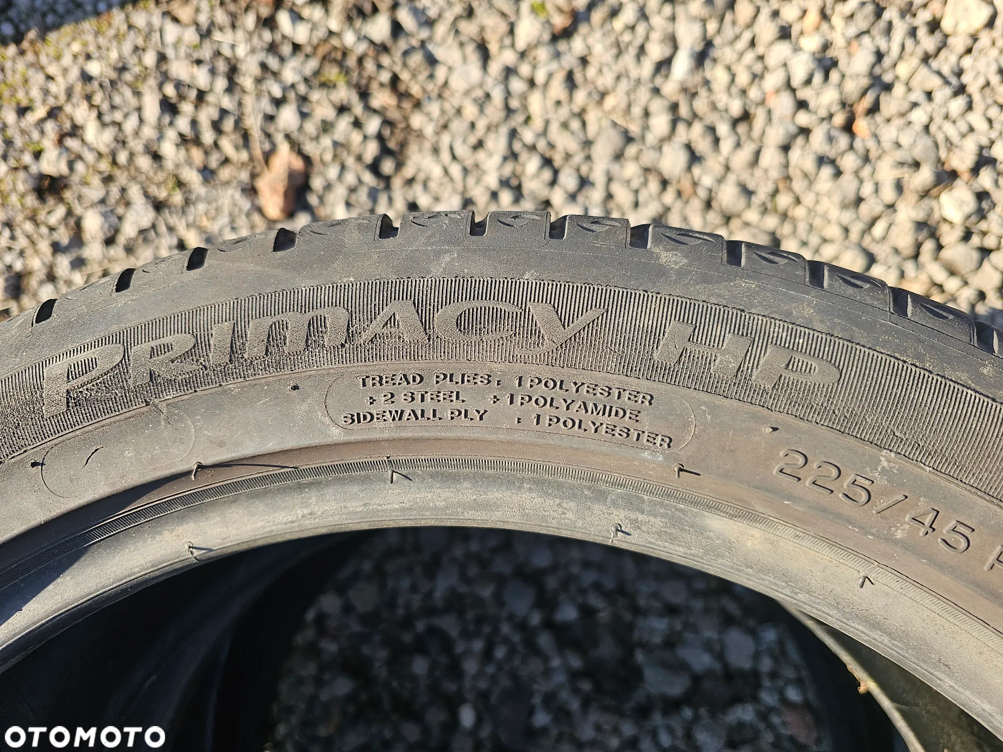 MICHELIN 225/45R17 91W PRIMACY HP (2szt.) (2x6,0) (DOT: 2x3612) L609 - 6