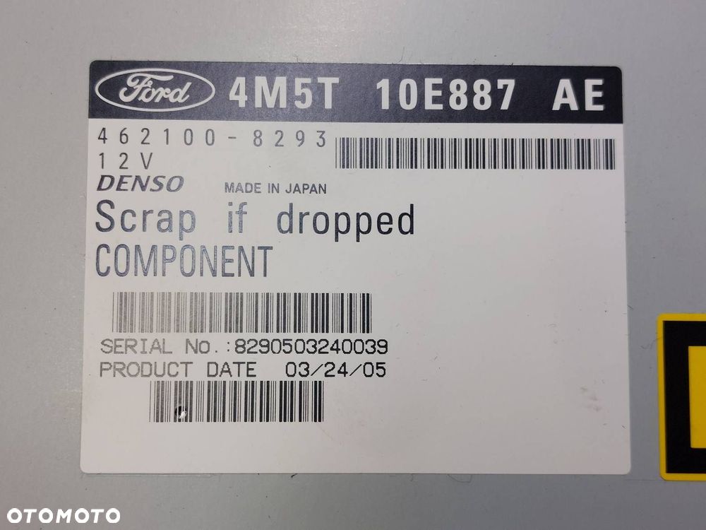 NAPĘD CZYTNIK NAWIGACJI FORD C-MAX I 2.0 TDCI 4M5T-10E887-AE - 2