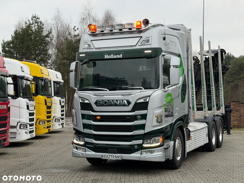 Scania Scania R650 bez EGR pełna opcja palfinger epsilon Z 2x wysów 2018/19 6x4 - 4