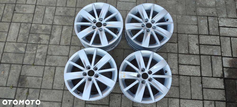 FELGI ALUMNIOWE 5x100 6,5x15 CALI ET40 fi 57.1 VW POLO FOX SEAT SKODA 6C0601025 KOMPLET 4 SZTUKI - 1
