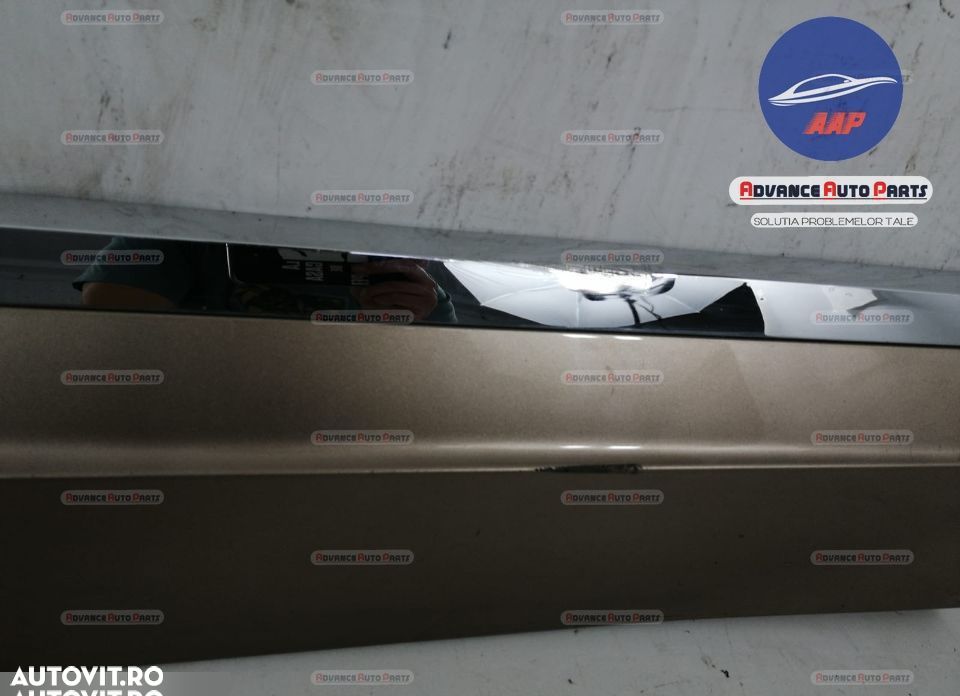 Ornament prag usa dreapta fata original Volkswagen VW Touareg generati - 4